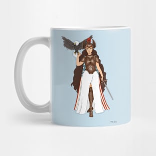 Columbia the Warrior V.2 (Large Design) Mug